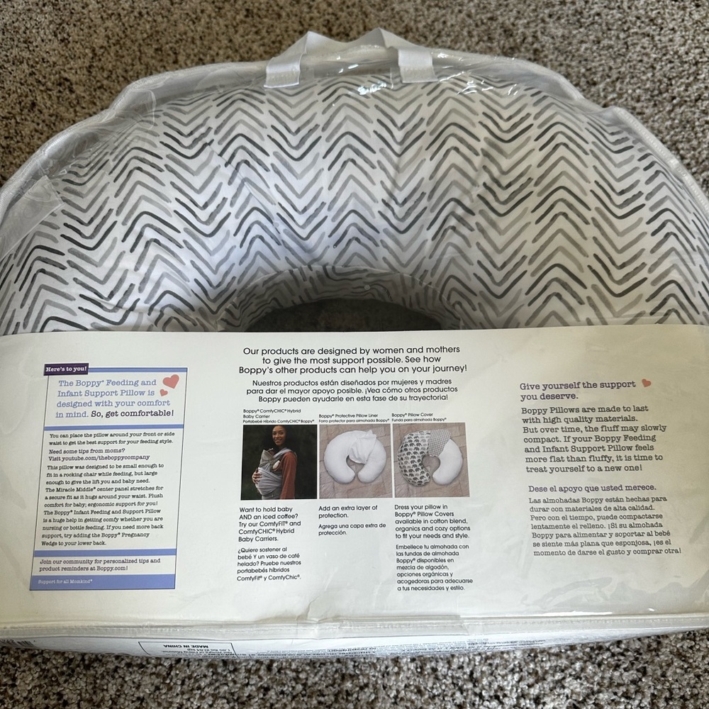 Boppy Chevron Nursing Pillow - Picture 2 of 4